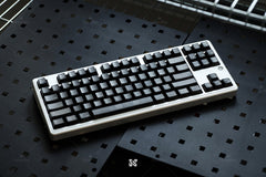 Polka Dot Matte Transparent PC Cherry Profile Keycaps