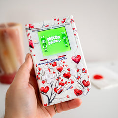 Be My Valentine Custom Nintendo Game Boy DMG with Backlit IPS Screen