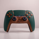 PS5 DualSense Controller Pine with Elegant Wood Style Buttons & Trim Custom Sony Wireless Controller
