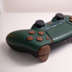 Custom PS5 Controller Pine with Elegant Wood Style Buttons Custom Sony Wireless Controller