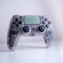 Clear PS5 Controller Retro With Old-School Action Buttons Sony Wireless Gaming Controller