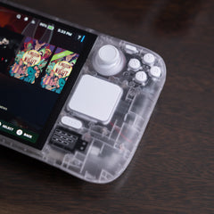 Ghost Edition Steam Deck: Custom Clear Shell & Arctic White Controls