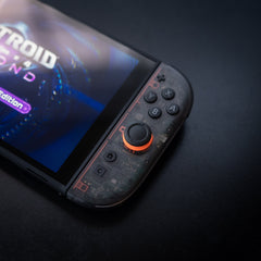 Smoke Ghost Joy-Cons for Switch 2 Custom Retro Clear Edition