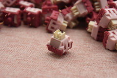 WINGTREE X LICHICX PINK PINK SILENT LINEAR SWITCH FACTORY LUBED (10PCS)
