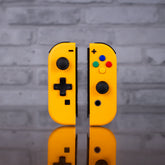 Custom Joy-Con Controllers “N64 Yellow” Joycons with SNES Buttons D-pad Nintendo Switch Controller Mods