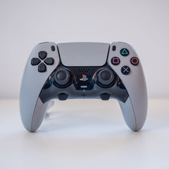 PS5 Edge Controller Retro PS1 Grey and Black with Old-School Action Buttons Sony Wireless Gaming Controller