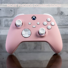 Xbox Wireless Controller Mod Pink With White Buttons Custom Microsoft Gaming Controller Xbox Series X/S/One & PC