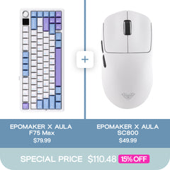 EPOMAKER X AULA F75 Max + EPOMAKER X AULA SC800 Bundle
