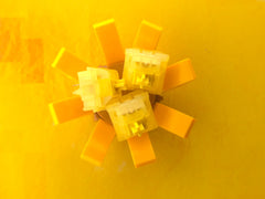 KEYGEEK SUNFLOWER LINEAR SWITCH FACTORY LUBED EDITION (10PCS)