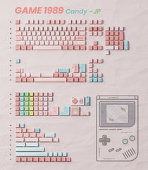 GAME 1989 CANDY KEYCAPS CHERRY PROFILE DYE SUBLIMATION PBT