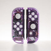 Custom Joy-Cons Stars Comets & Constellations Atomic Purple Clear Nintendo Switch Controllers