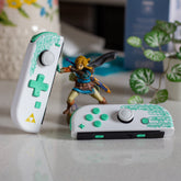 The Legend Of Zelda Joy-Cons Tears Of The Kingdom Mod Mint Buttons and D-Pad Nintendo Switch Custom Controllers