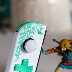 The Legend Of Zelda Joy-Cons Tears Of The Kingdom Mod Mint Buttons and D-Pad Nintendo Switch Custom Controllers