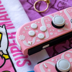 “Peaches Peaches Peaches” Joy-Cons by GTZ Nintendo Switch Gaming Controllers