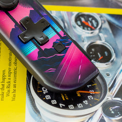 Synthwave Joy-Cons Retro Racing Nintendo Switch Gaming Controllers
