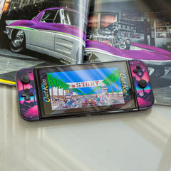 Synthwave Joy-Cons Retro Racing Nintendo Switch Gaming Controllers