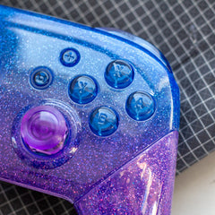Cosmic Glitter Pro Controller Holographic Custom Nintendo Switch Gaming Controller
