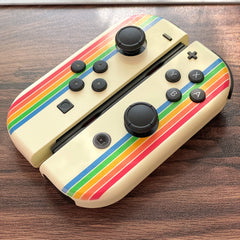Custom Joy-Cons “80s Vibes” Old School Retro Gaming Mod - Nintendo Switch Gaming Controllers