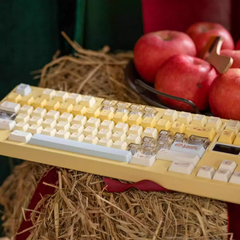 Lamb Pastry Cherry Profile Dye Sublimation PBT + Transparent PC Keycaps