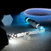 D29 Holiday-Single Crystal Copper Full Line Lighting White Blue Light Aviation Plug Keyboard Cable
