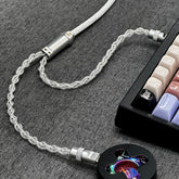 D27 2-IN-1 USB C Dual 8K Mechanical Keyboard Magnetic Axis Cable