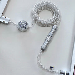 Astronaut Single Crystal Copper Four-Strand Aviation Plug Cable C-Port with Light Data Transmission Cable