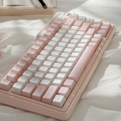 Hane Collection Pearlescent Translucent Dye Sublimation PC Cherry Profile Keycaps