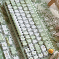 Summer Rain Dye Sublimation PBT Cherry Profile Keycaps