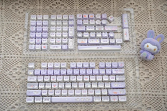 Raccoon Squadron Dye Sublimation PBT MAO Profile Keycaps