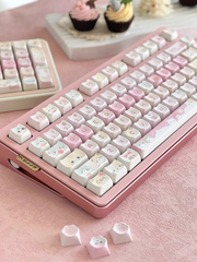 Kitty Squad Dye Sublimation PBT MAO Profile Keycaps