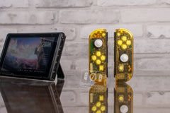 Switch Joy-Cons Nintendo Custom Controllers "Game Boy Clear Yellow" With Yellow Buttons