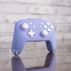 Nintendo Switch Pro-Controller Mod Pastel Purple with White Buttons