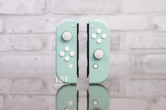 Cyan Joy-Con Mod with White Buttons Nintendo Switch Custom Controllers