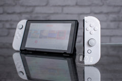 Custom Nintendo Switch Joy-Con Controllers White On White