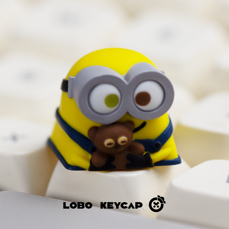 Bob Minions Handmade Resin Artisan Keycap