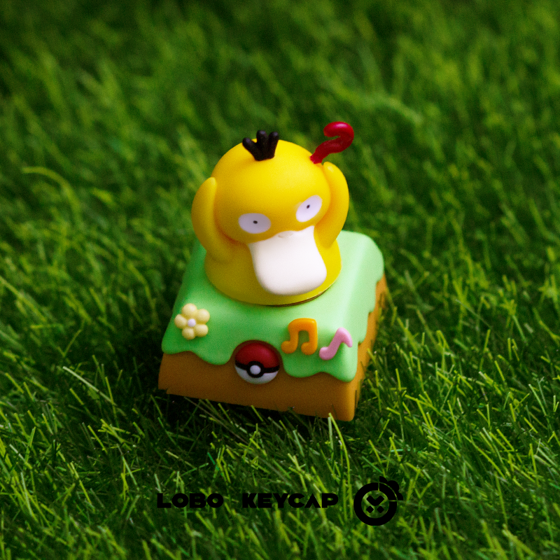 Psyduck Rotatable Pokemon Handmade Artisan Resin ESC Keycap