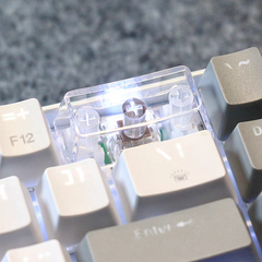 Transparent OEM Profile Keycaps