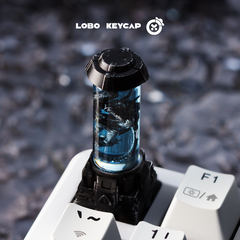 Alien Handmade Light-Through Artisan Keycap