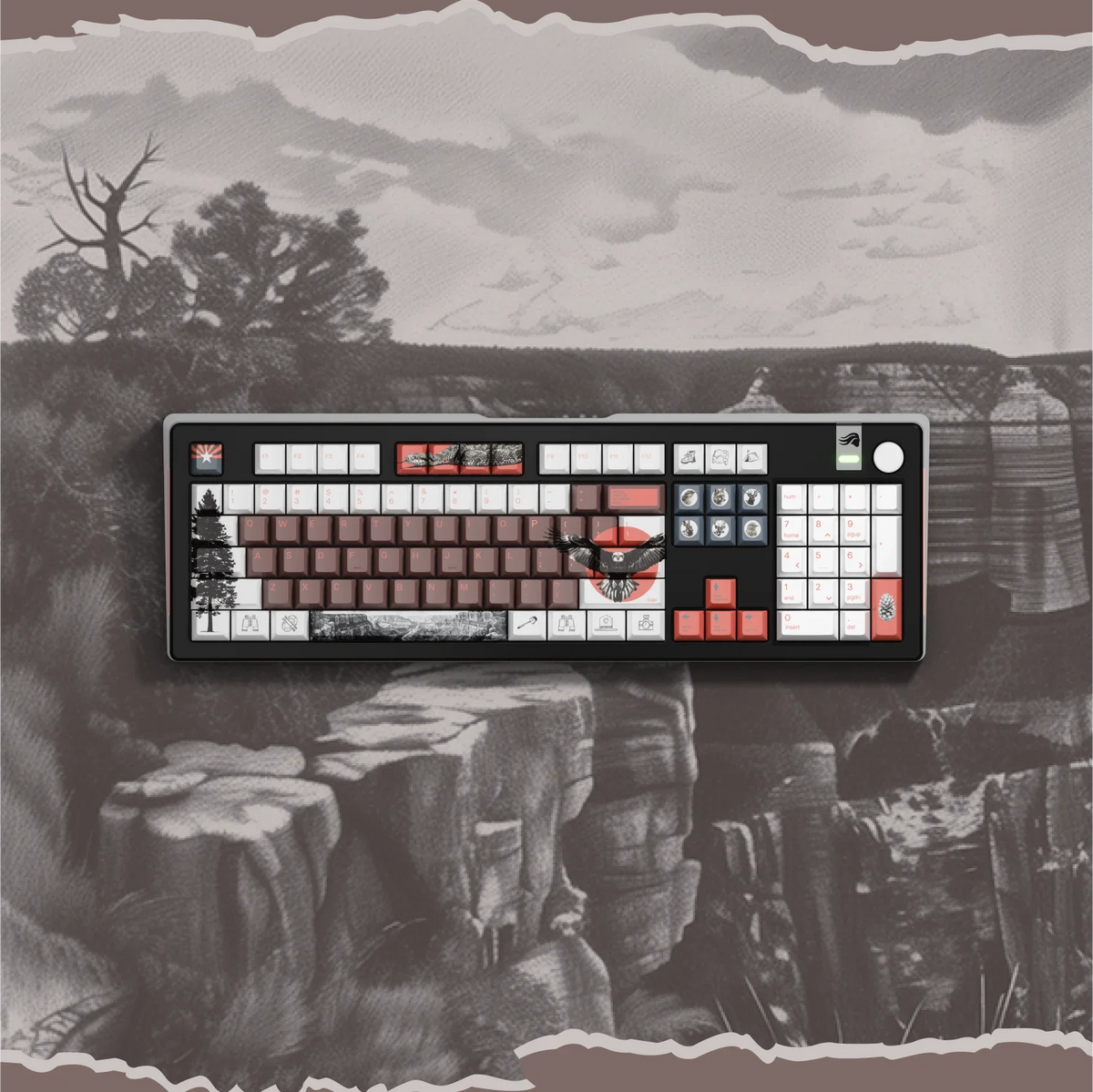 NPCA + Glorious GPBT National Parks Collection Keycaps