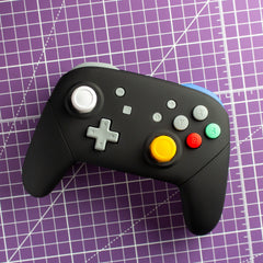 Nintendo Switch Pro Controller Mod Black GameCube Retro Style Customized Controller