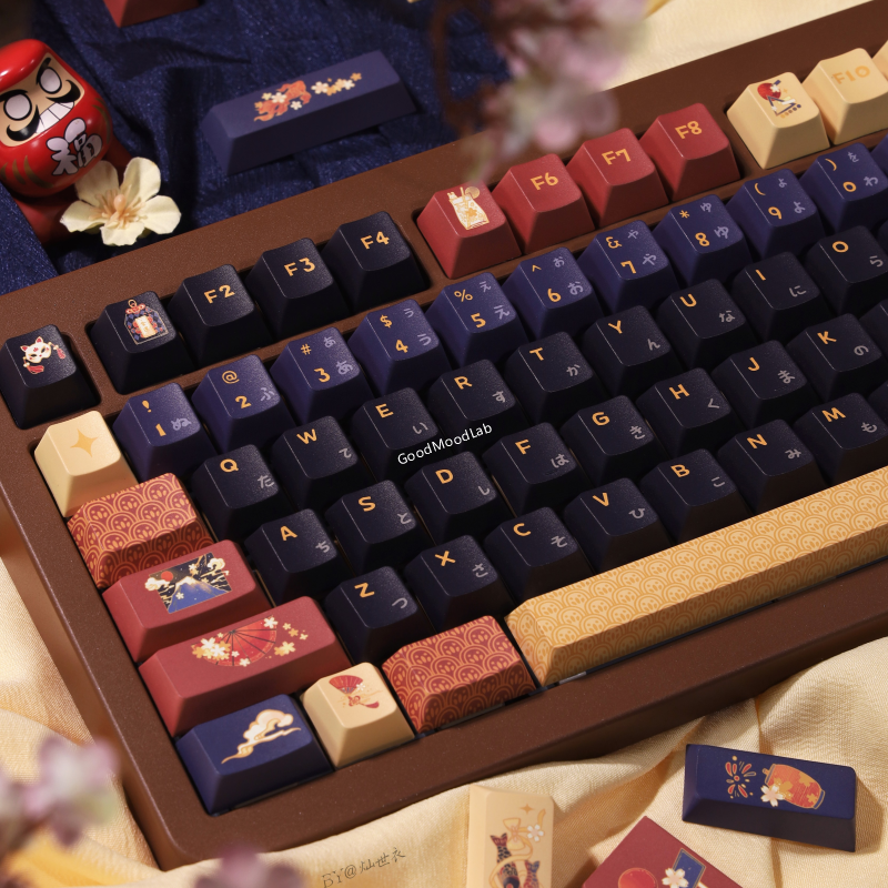 HeiSei Monogatari Japanese Root PBT Cherry Keycaps