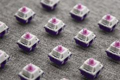 KEYGEEK X UNIKEYS PURPLE DAWN LINEAR SWITCH FACTORY LUBED EDITION (10PCS)