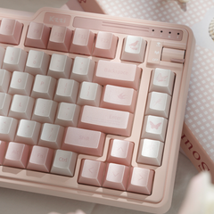 Hane Collection Pearlescent Translucent Dye Sublimation PC Cherry Profile Keycaps