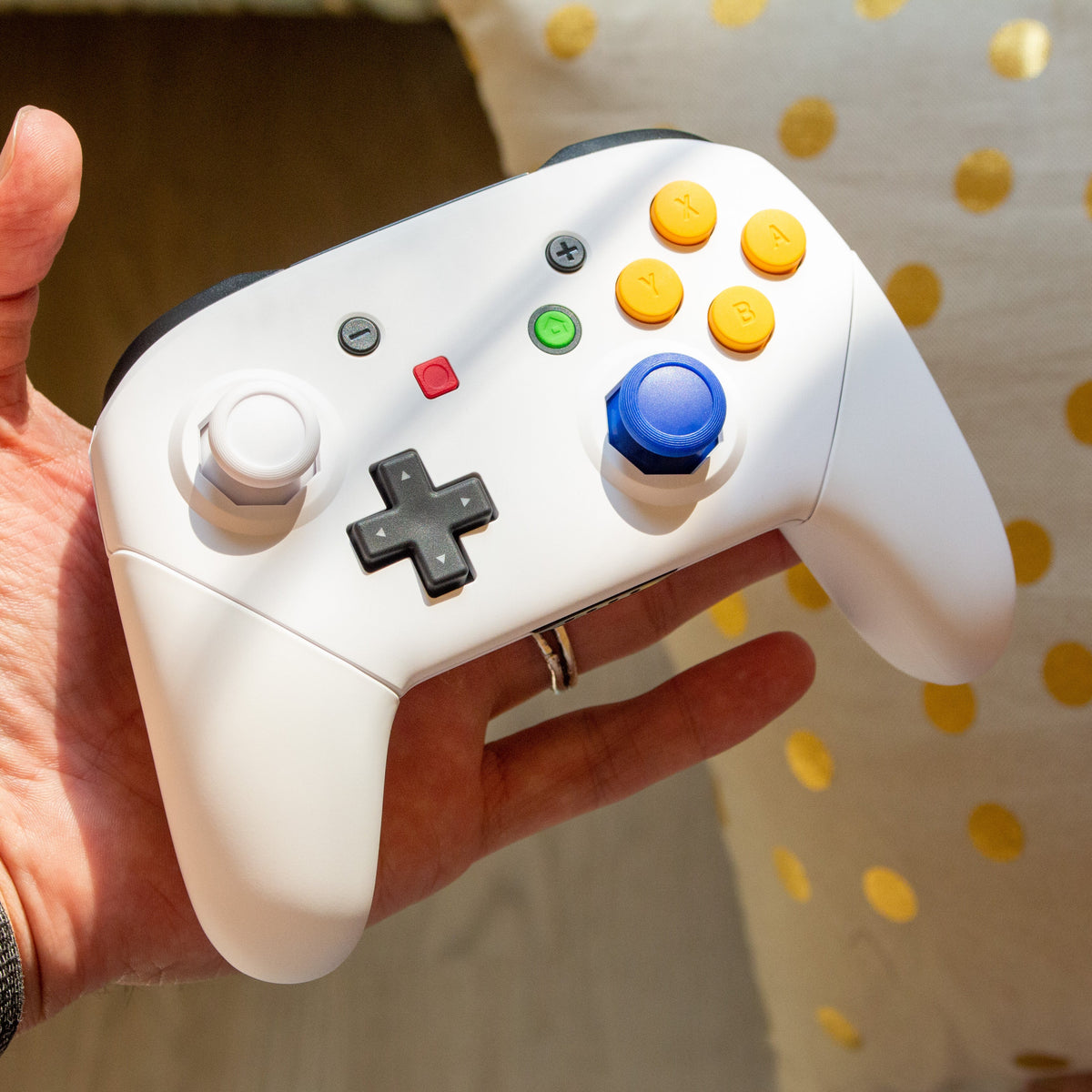 Nintendo Switch Pro Controller White N64 Style Retro Customized Controller