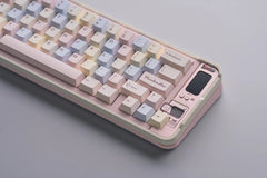 QK Bubble Tea Marshmallow PBT Dye-Sub Keycap SEt