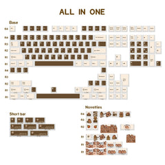 Capybara Cherry Profile Dye Sublimation PBT Keycaps