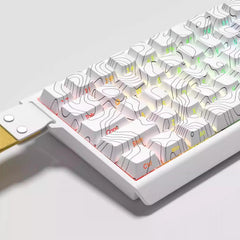 Contour line Dye Sublimation Cherry Profile Keycaps