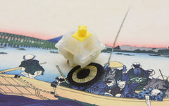 GATERON KS-3 MILKY YELLOW PRO LINEAR SWITCH FACTORY LUBED (10PCS)