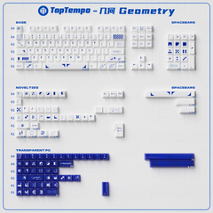 Geometry Cherry Profile PBT+PC Keycaps