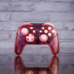 Cherry Pink Nintendo Switch Pro Controller Mod Clear With Pink Buttons Customized Controller